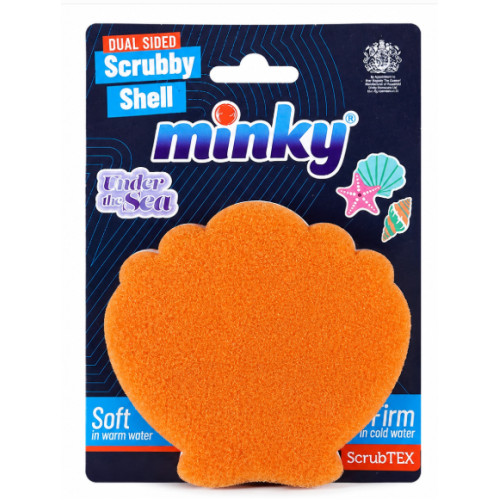 Губка для миття посуду Minky Scrubby Shell Under the Sea, 1 шт.
